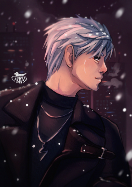 Fanart Portrait of Sylus - a character of the game 'Love and Deepspace'